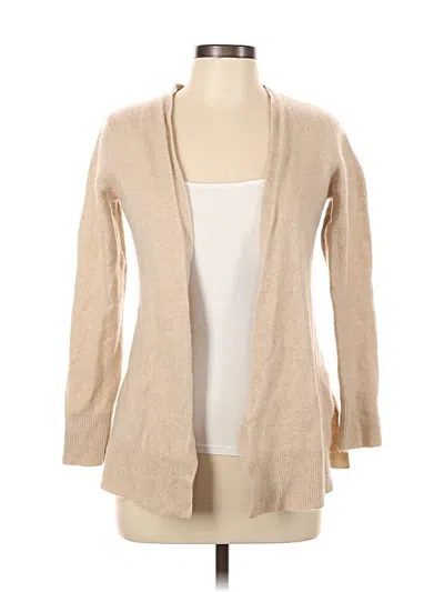 Pre-owned Sigrid Olsen Cardigan Sweater In Tan