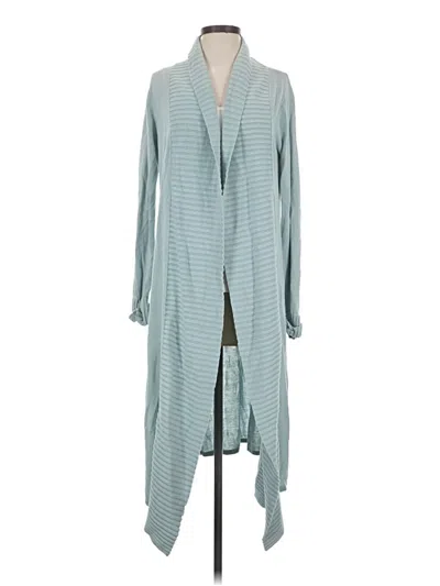 Pre-owned Sigrid Olsen Cardigan Sweater In Teal