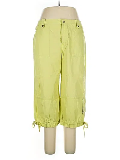 Pre-owned Sigrid Olsen Cargo Pants In Green