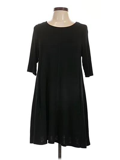 Pre-owned Sigrid Olsen Casual Dress In Black