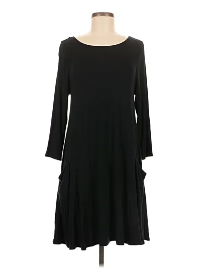 Pre-owned Sigrid Olsen Casual Dress In Black