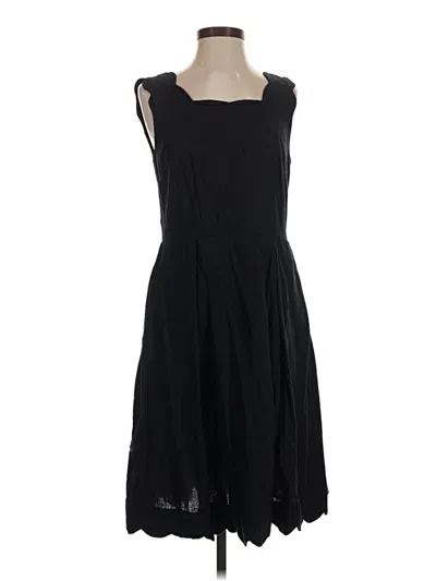 Pre-owned Sigrid Olsen Casual Dress In Black