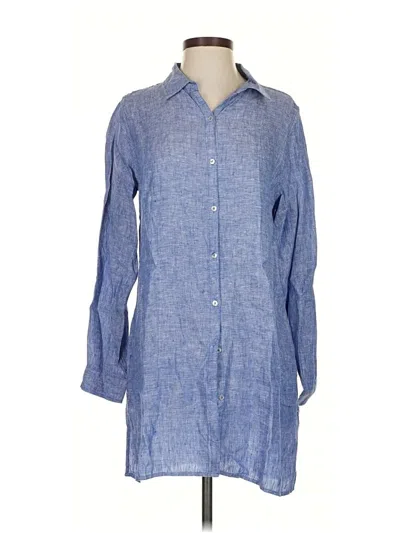 Pre-owned Sigrid Olsen Casual Dress In Blue