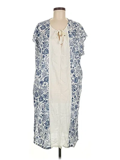 Pre-owned Sigrid Olsen Casual Dress In Blue