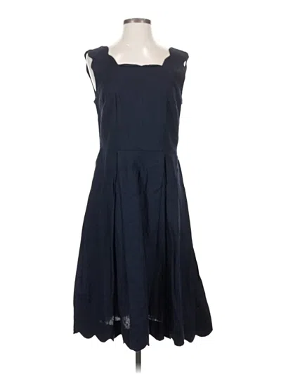Pre-owned Sigrid Olsen Casual Dress In Blue