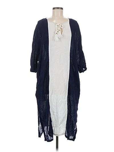 Pre-owned Sigrid Olsen Casual Dress In Blue