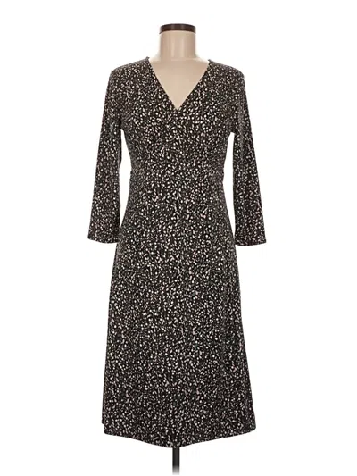 Pre-owned Sigrid Olsen Casual Dress In Brown