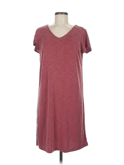 Pre-owned Sigrid Olsen Casual Dress In Burgundy