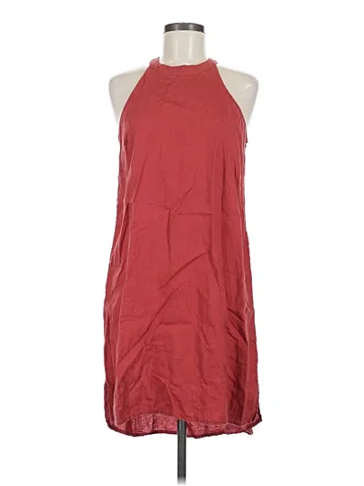 Pre-owned Sigrid Olsen Casual Dress In Burgundy