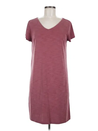 Pre-owned Sigrid Olsen Casual Dress In Burgundy