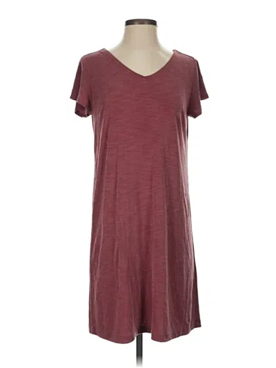 Pre-owned Sigrid Olsen Casual Dress In Burgundy