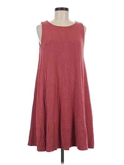 Pre-owned Sigrid Olsen Casual Dress In Burgundy