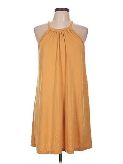 Pre-owned Sigrid Olsen Casual Dress In Gold