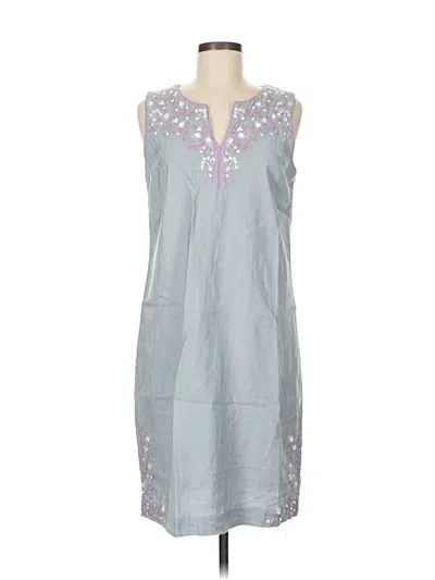Pre-owned Sigrid Olsen Casual Dress In Gray