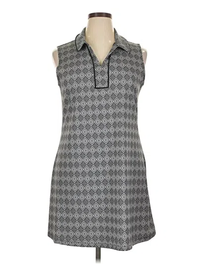 Pre-owned Sigrid Olsen Casual Dress In Gray