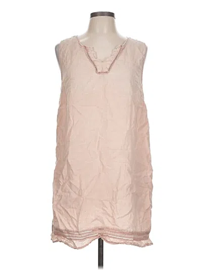 Pre-owned Sigrid Olsen Casual Dress In Tan