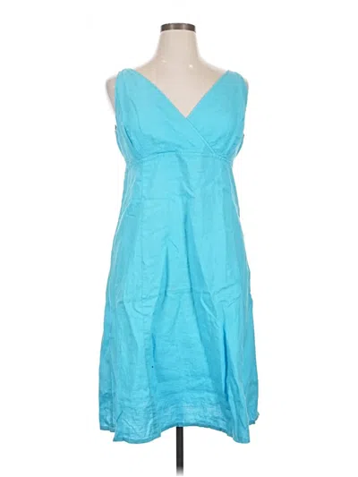 Pre-owned Sigrid Olsen Casual Dress In Teal