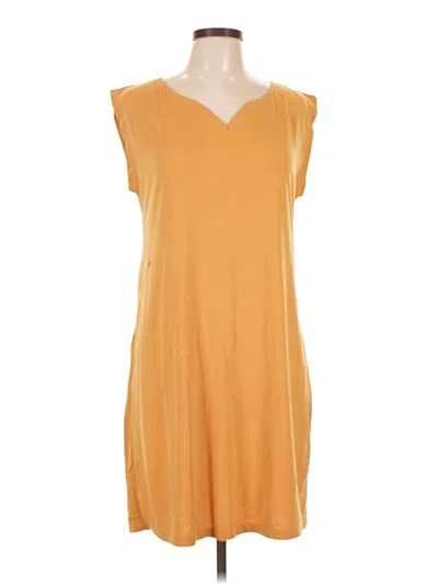 Pre-owned Sigrid Olsen Casual Dress In Yellow