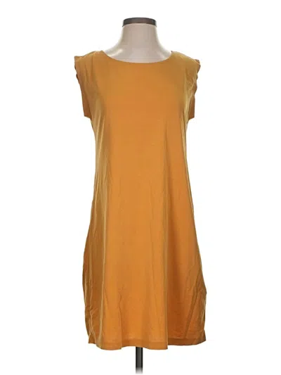Pre-owned Sigrid Olsen Casual Dress In Yellow