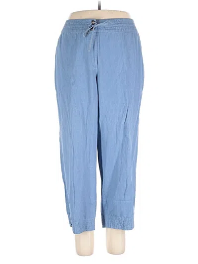 Pre-owned Sigrid Olsen Casual Pants In Blue