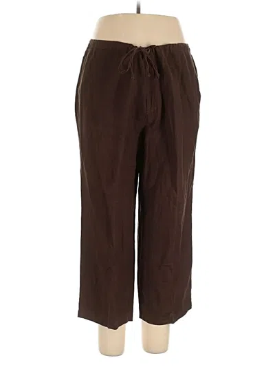 Pre-owned Sigrid Olsen Casual Pants In Brown