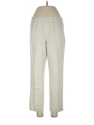 Pre-owned Sigrid Olsen Casual Pants In Ivory