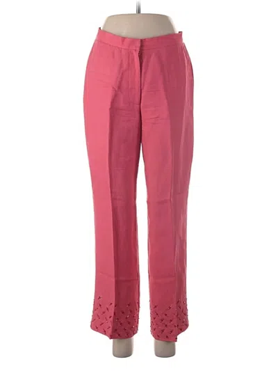 Pre-owned Sigrid Olsen Casual Pants In Pink