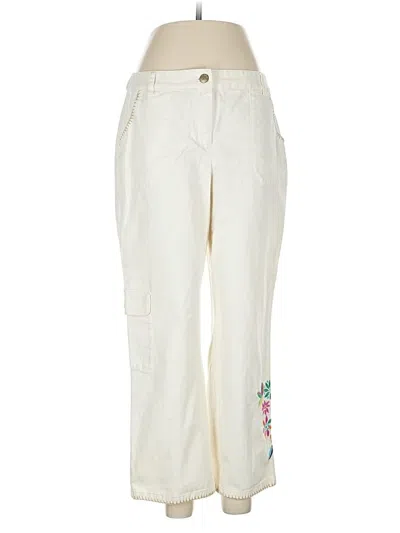 Pre-owned Sigrid Olsen Casual Pants In White