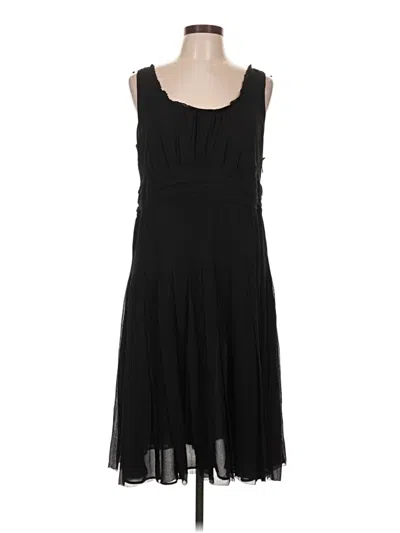 Pre-owned Sigrid Olsen Cocktail Dress In Black
