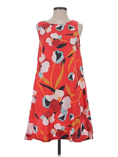 Pre-owned Sigrid Olsen Cocktail Dress In Red