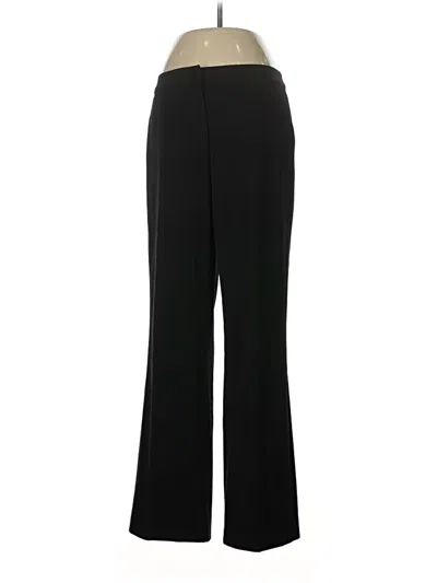 Pre-owned Sigrid Olsen Dress Pants In Black