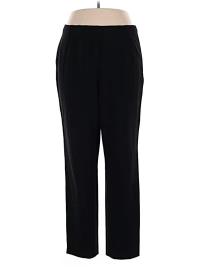 Pre-owned Sigrid Olsen Dress Pants In Black