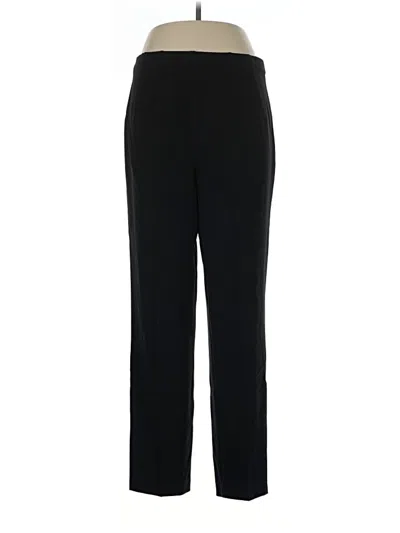 Pre-owned Sigrid Olsen Dress Pants In Black