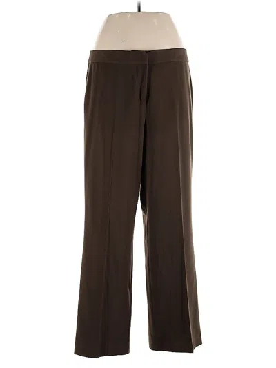 Pre-owned Sigrid Olsen Dress Pants In Brown
