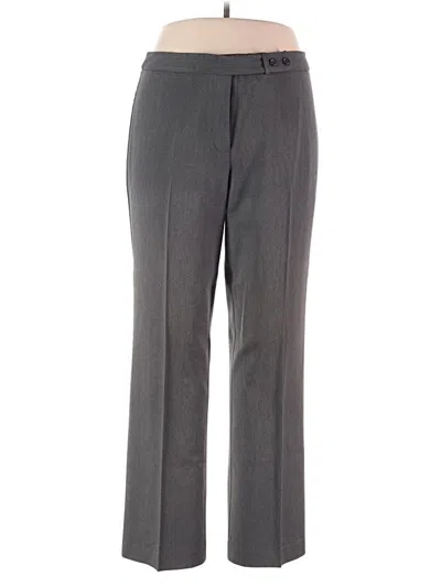 Pre-owned Sigrid Olsen Dress Pants In Gray