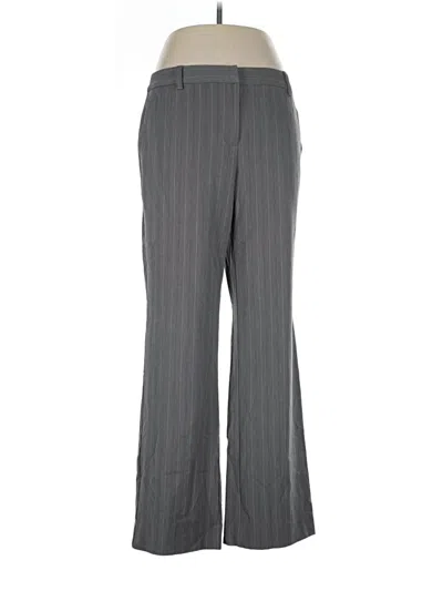Pre-owned Sigrid Olsen Dress Pants In Gray
