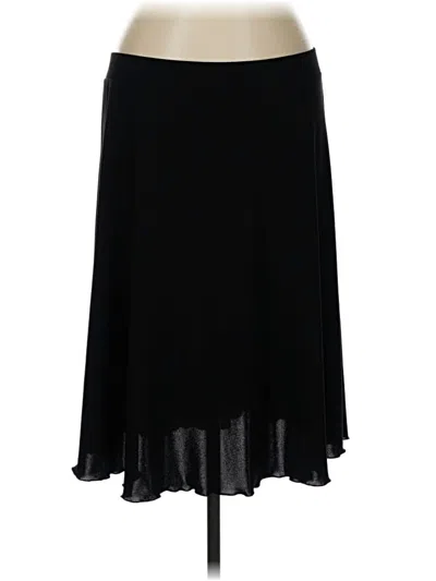 Pre-owned Sigrid Olsen Formal Skirt In Black