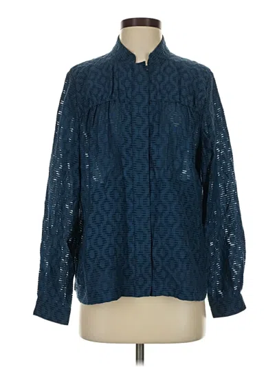 Pre-owned Sigrid Olsen Jacket In Blue