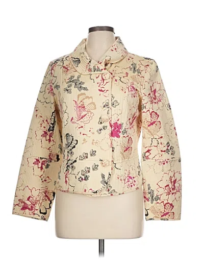 Pre-owned Sigrid Olsen Jacket In Gold