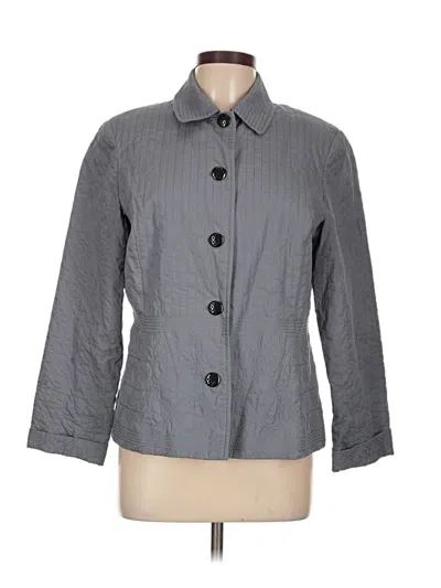 Pre-owned Sigrid Olsen Jacket In Gray