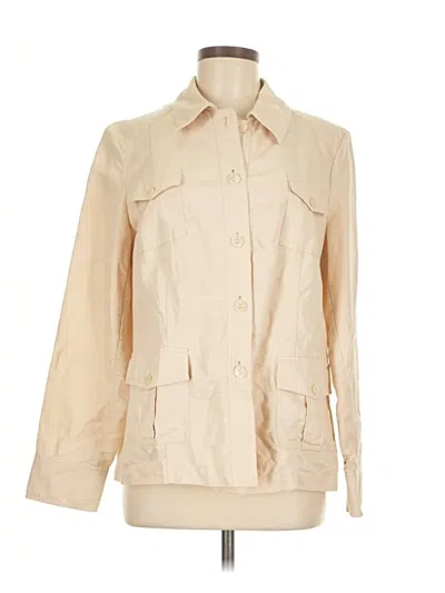 Pre-owned Sigrid Olsen Jacket In Tan