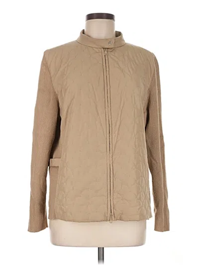Pre-owned Sigrid Olsen Jacket In Tan