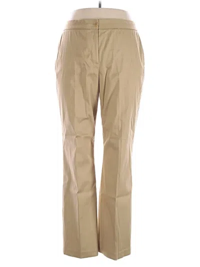 Pre-owned Sigrid Olsen Khaki Pant In Tan