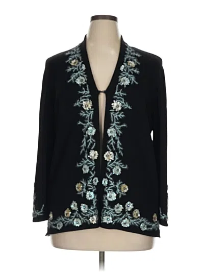 Pre-owned Sigrid Olsen Kimono In Black