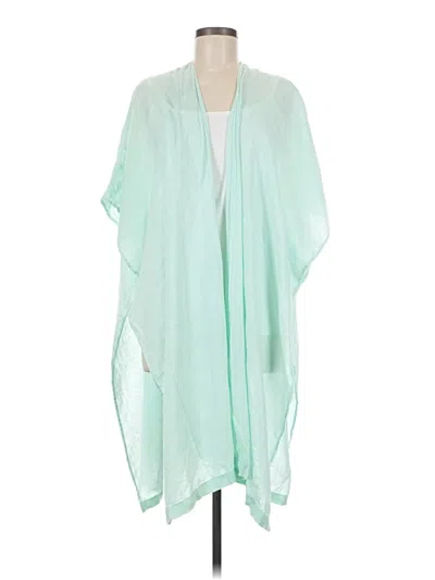 Pre-owned Sigrid Olsen Kimono In Teal
