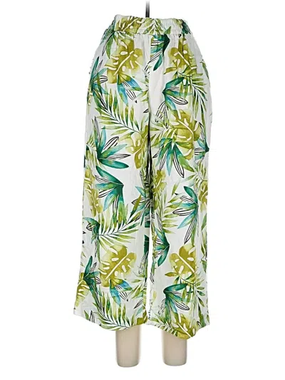 Pre-owned Sigrid Olsen Linen Pants In White