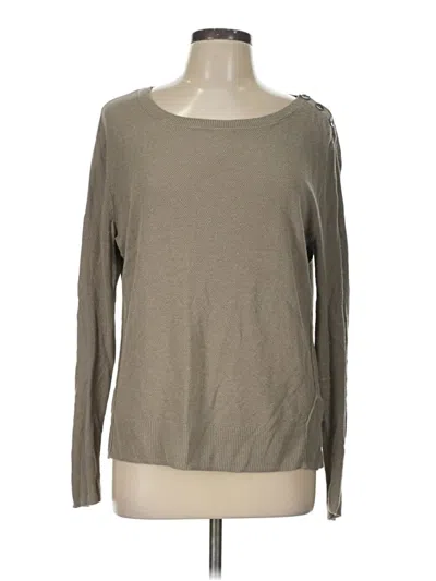 Pre-owned Sigrid Olsen Long Sleeve T-shirt In Brown