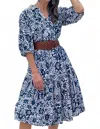 Sigrid Olsen Pandora Dress In Navy