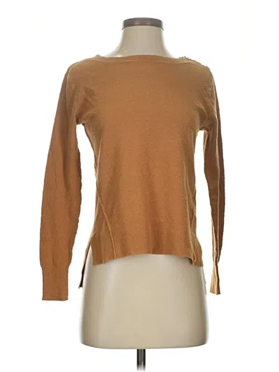 Pre-owned Sigrid Olsen Pullover Sweater In Brown