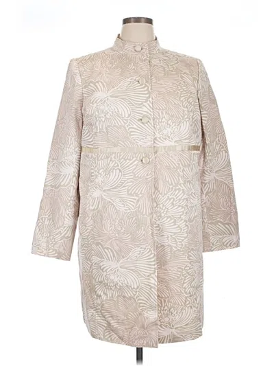 Pre-owned Sigrid Olsen Raincoat In White